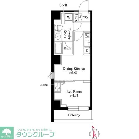 グランパセオ日本橋イーストの物件間取画像